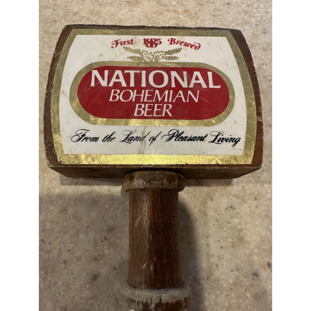 Vintage National Bohemian Natty Boh Mini Short Beer Tap Handle Bar Retro MCM